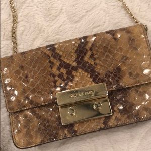 Snakeskin Michael Kors crossbody
